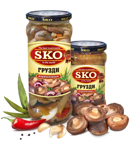 Грузди маринованные
с уксусом